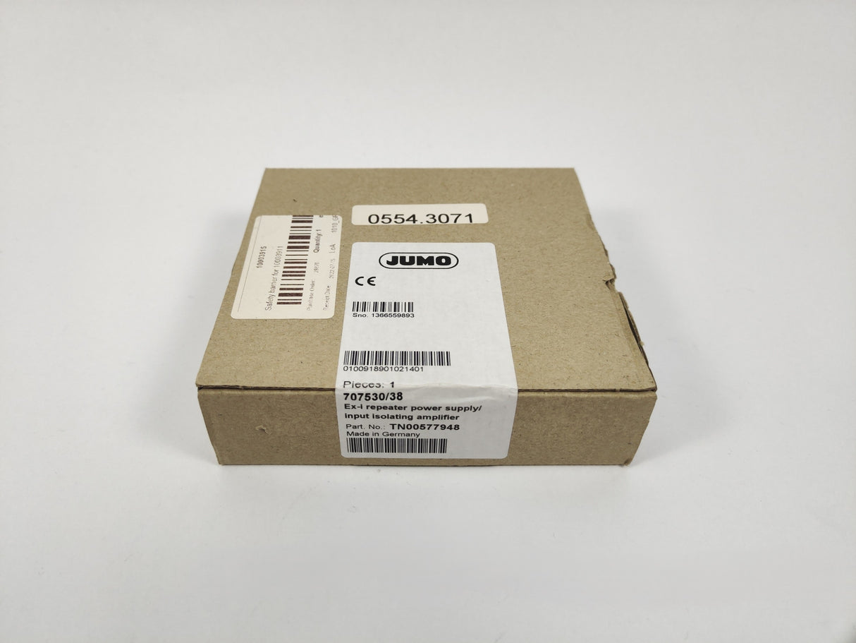 Jumo 707530/38 Ex-i Repeater Power Supply/Input Isolating Amplifier