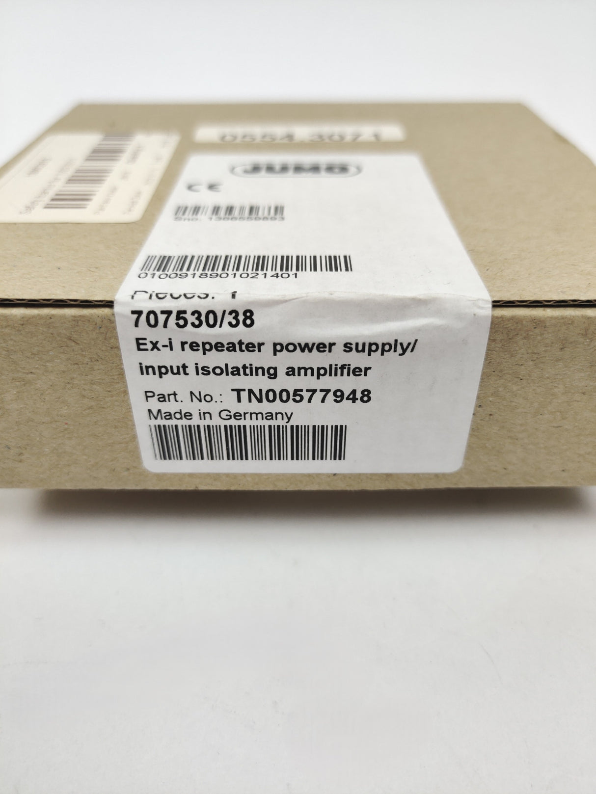 Jumo 707530/38 Ex-i Repeater Power Supply/Input Isolating Amplifier