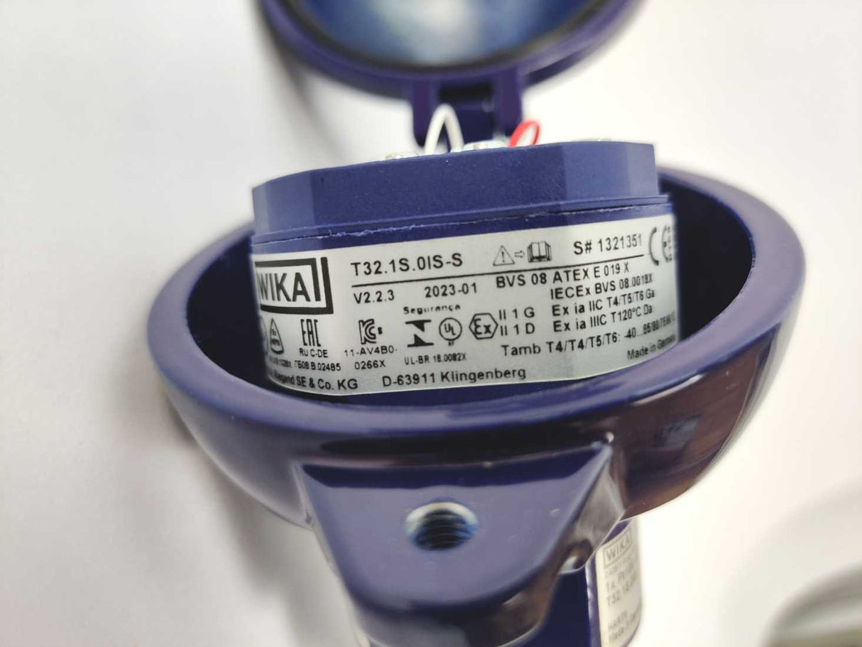 WIKA TR10-B-AICZ Resistance thermometer TR10-B T32 1S 0IS-S