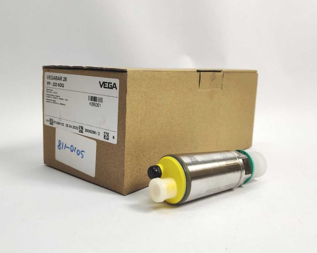 Vega VEGABAR 28 PP-223 6DQ Pressure sensor 0...60 bar