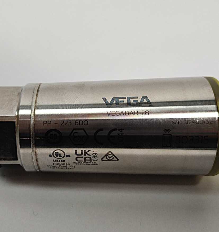 Vega VEGABAR 28 PP-223 6DQ Pressure sensor 0...60 bar