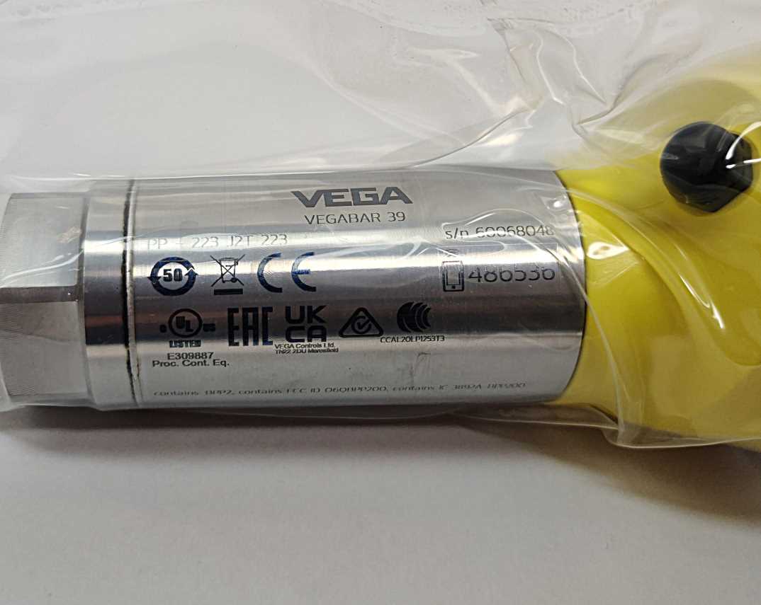 Vega VEGABAR 39 PP-223 J2T 223 Pressure sensor with switching function