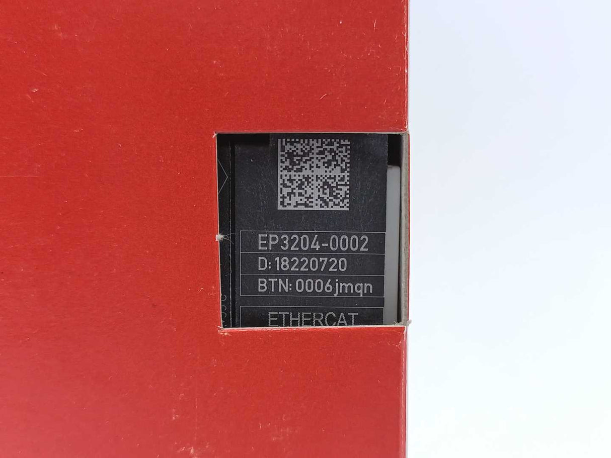 Beckhoff EP3204-0002 EtherCAT Box, 4-channel analog input