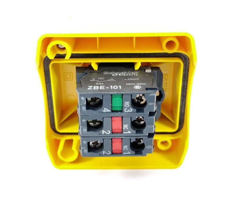 Schneider Electric XALK178GTH29 Harmony Yellow Control box, Emergency Stop