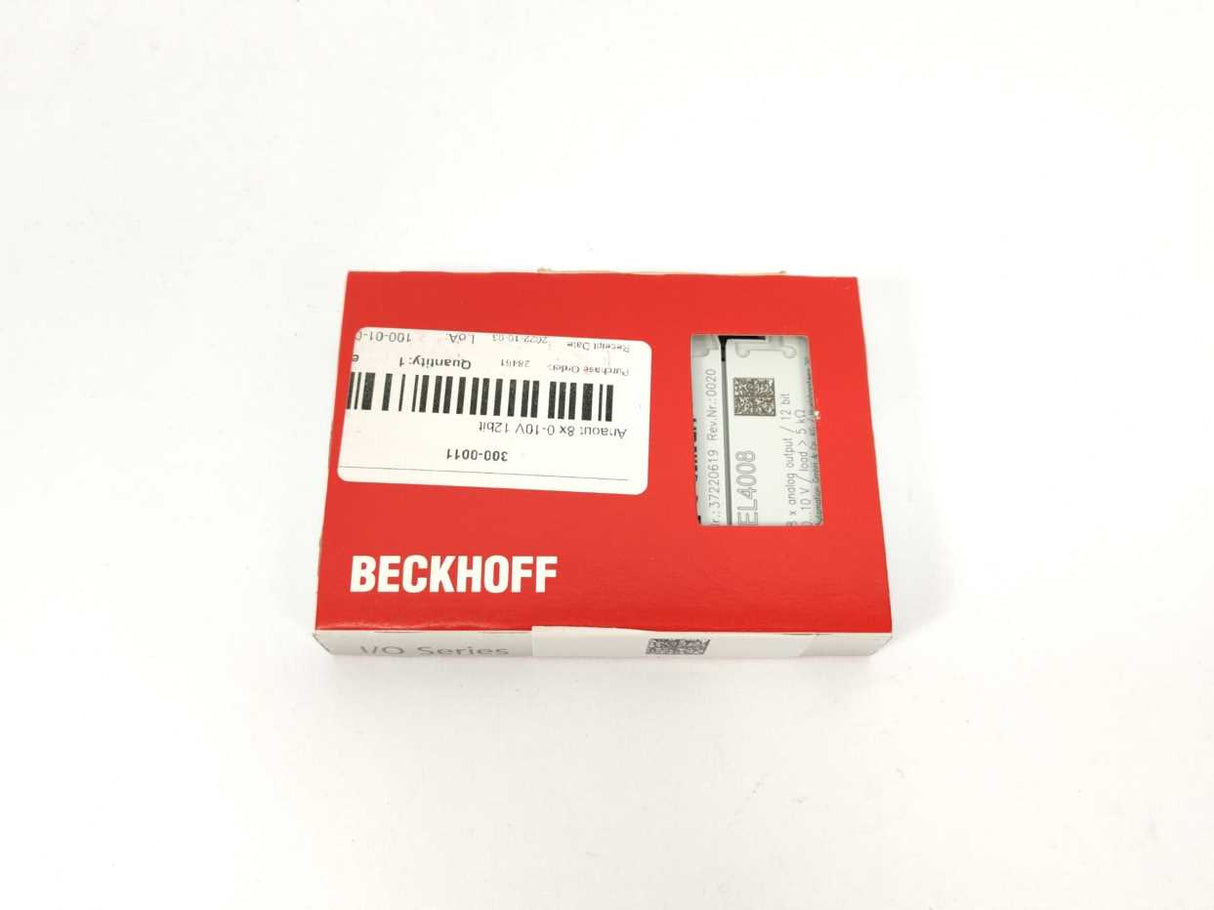 Beckhoff EL4008 8x analog output, 12 Bit, 0-10V