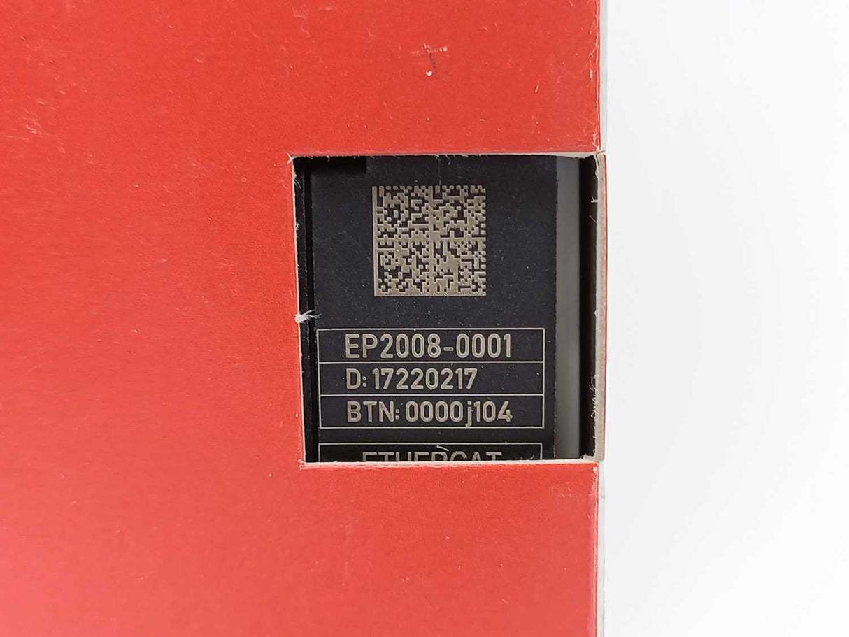 Beckhoff EP2008-0001 EtherCAT Box, 8-channel digital output