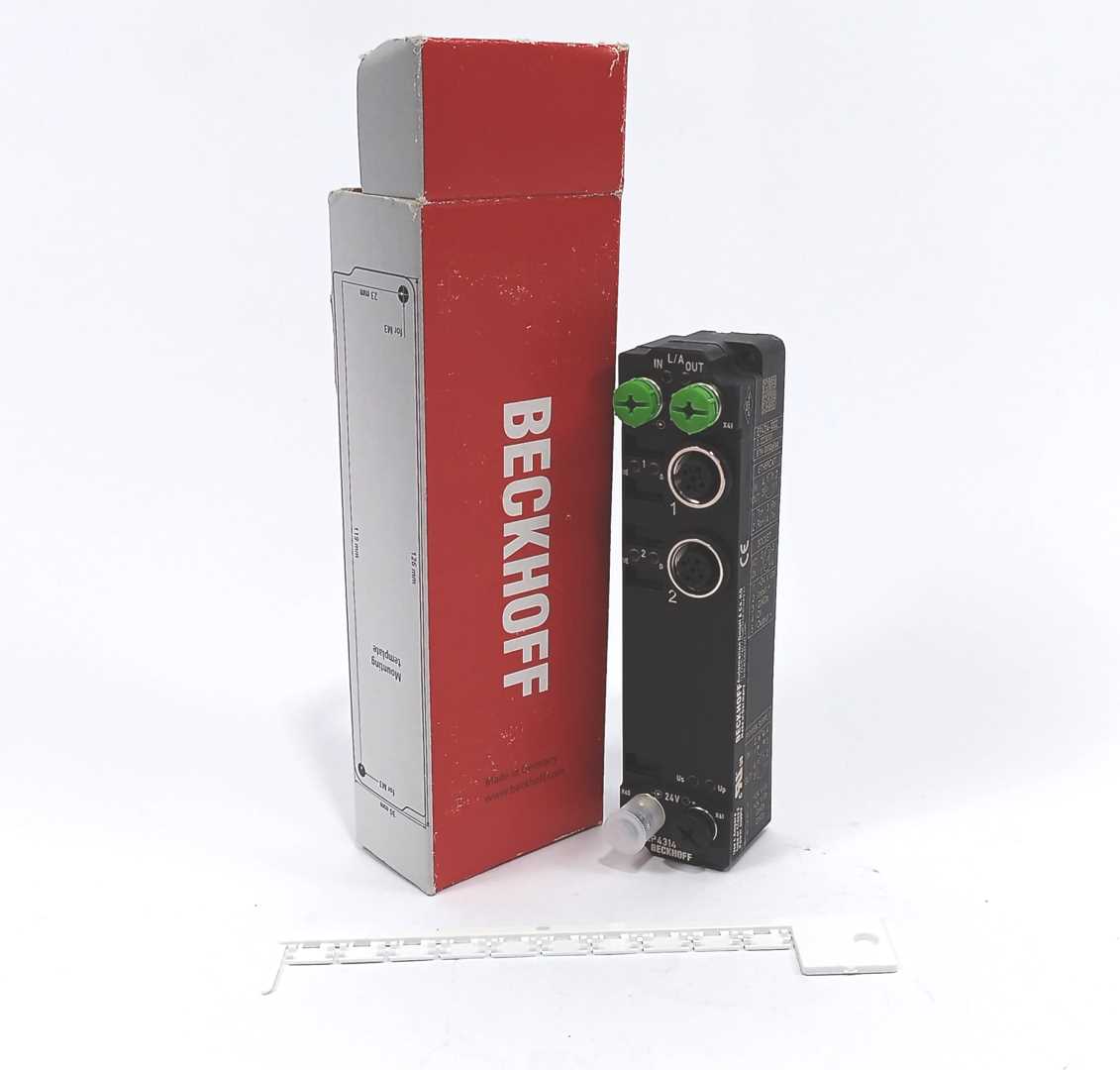 Beckhoff EP4314-1002 EtherCAT Box, 2-channel analog input