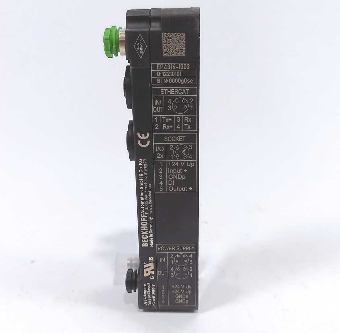 Beckhoff EP4314-1002 EtherCAT Box, 2-channel analog input
