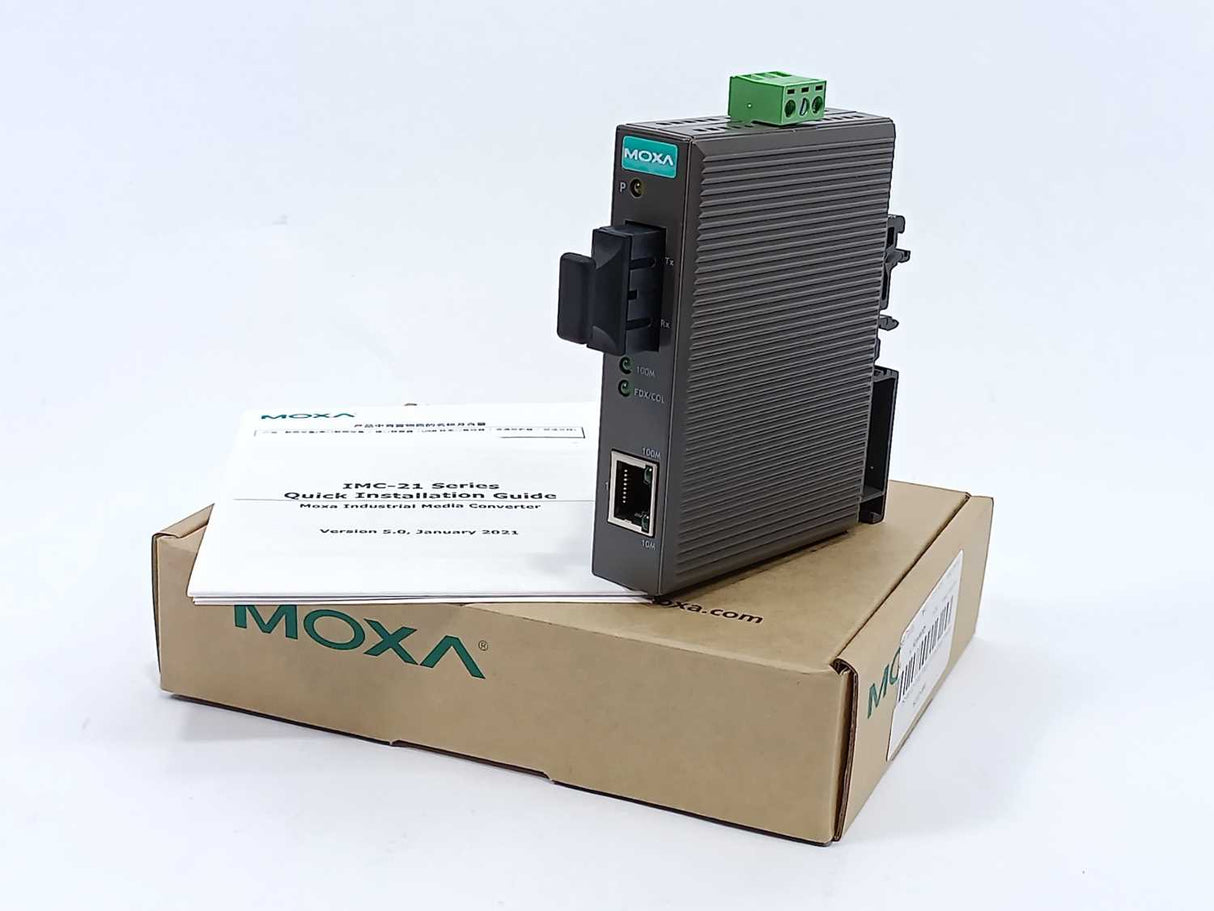 Moxa IMC-21-M-SC Ethernet-to-Fiber Media Converters