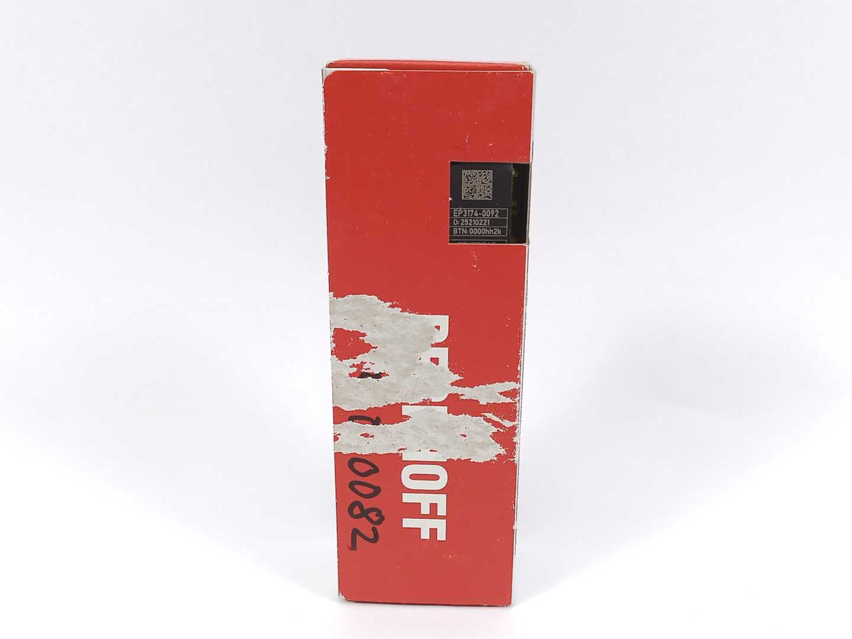 Beckhoff EP3174-0092 EtherCAT Box, 4-channel analog input