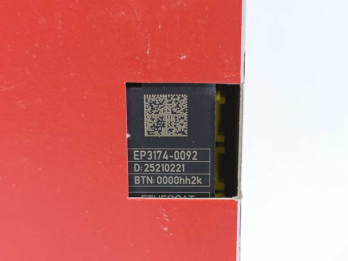 Beckhoff EP3174-0092 EtherCAT Box, 4-channel analog input