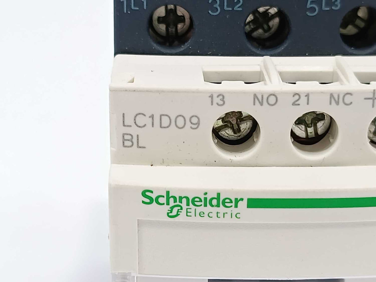 Schneider Electric LC1D09BL TeSys D Contactor 24VDC