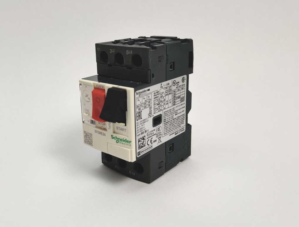 Schneider Electric GV2ME06 Motor Circuit Breaker 1-1,6A