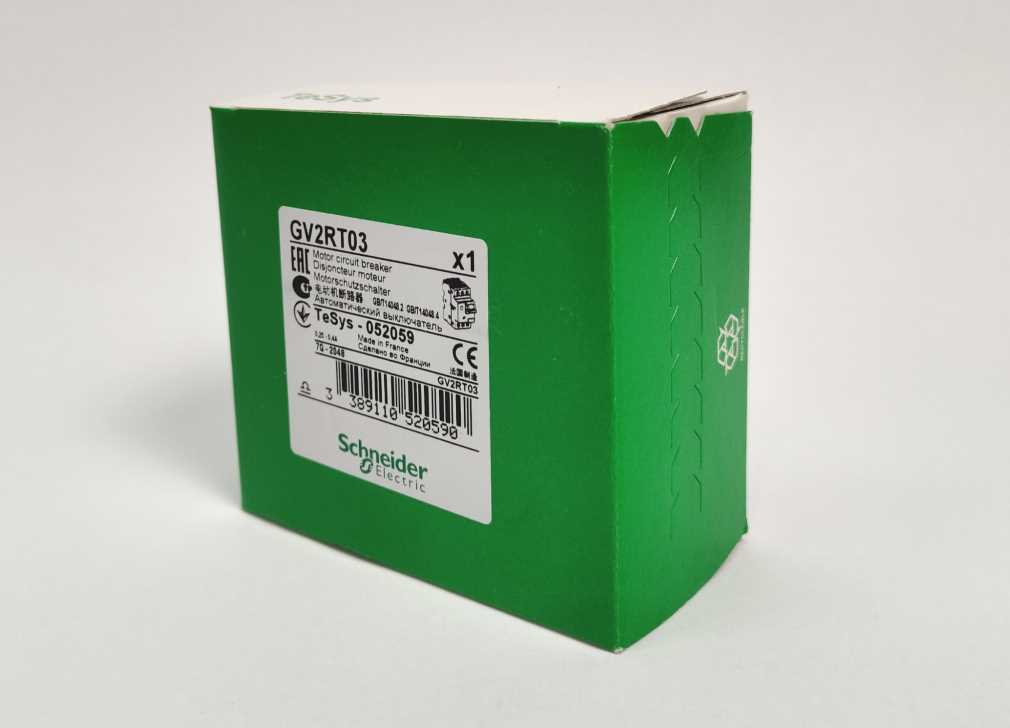 Schneider Electric GV2RT03 TeSys - 052059 0,25-0,4A