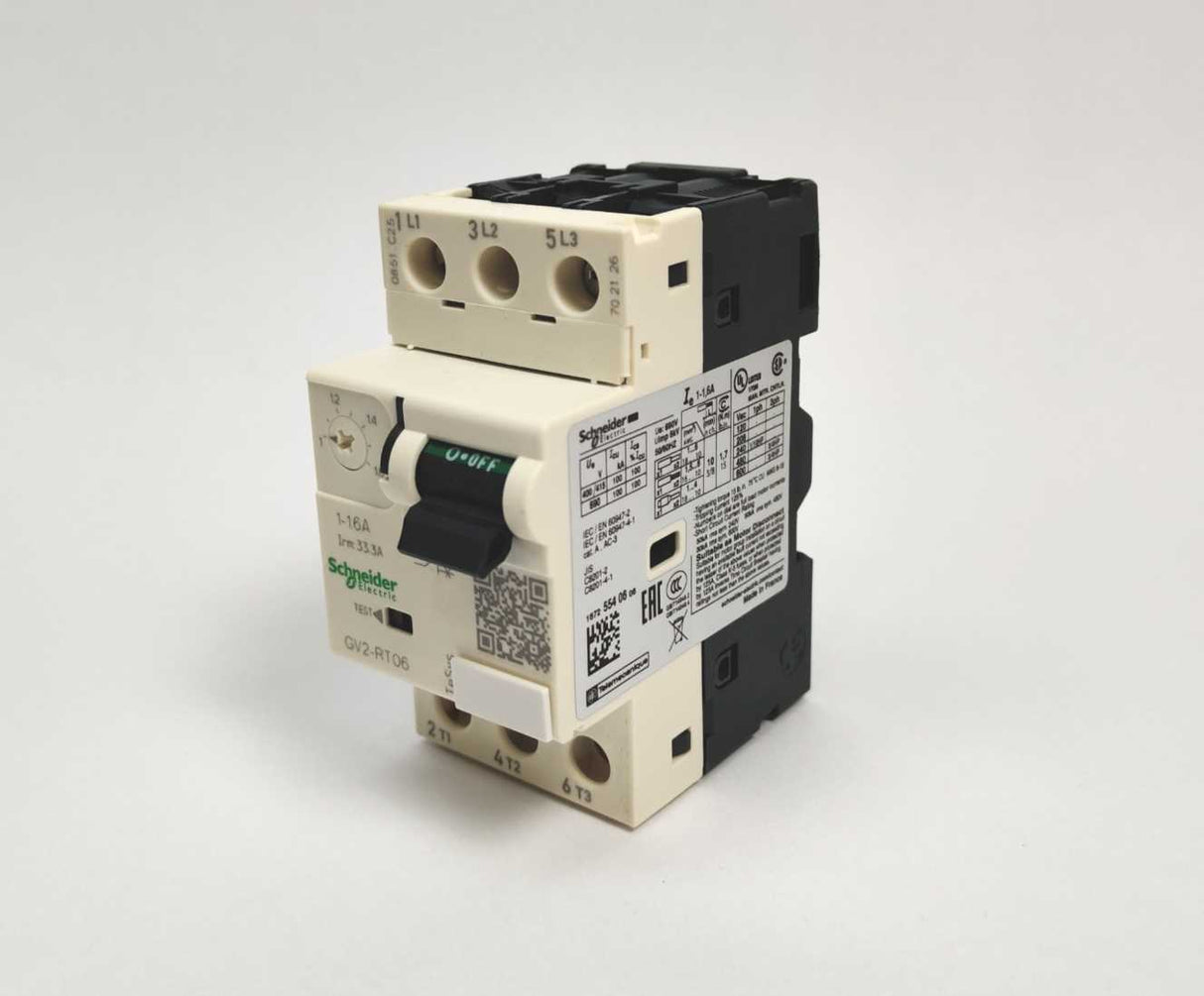 Schneider Electric GV2RT06 TeSys 052062 Motor circuit breaker