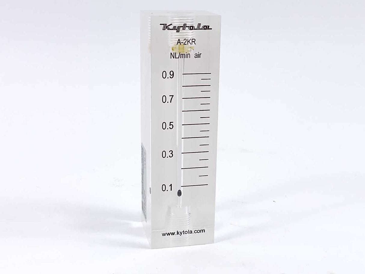 Kytola Instruments A-2KR Flow Meter 0.1 to 0.9 NL/min Air Q=0.9