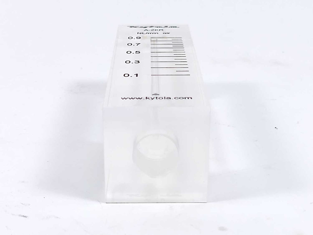 Kytola Instruments A-2KR Flow Meter 0.1 to 0.9 NL/min Air Q=0.9