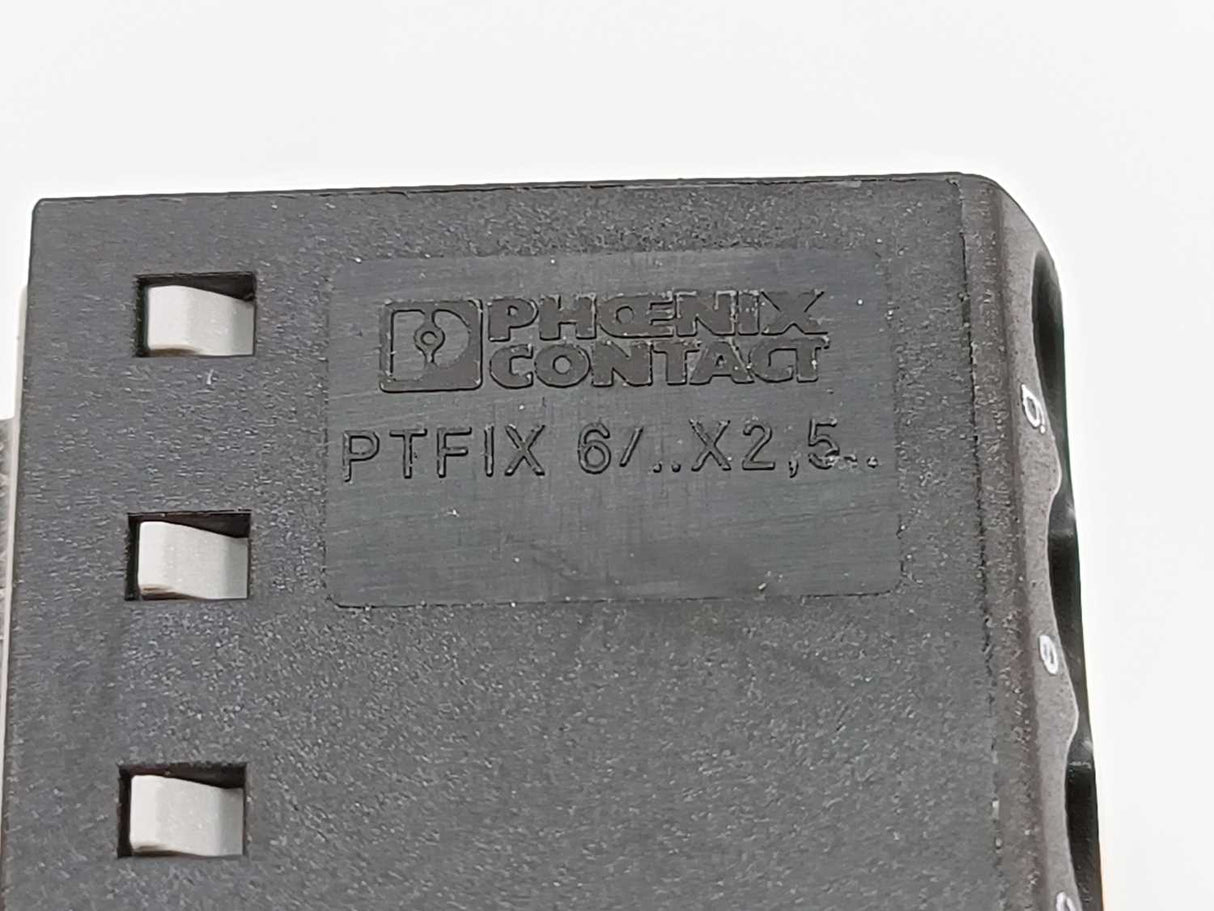 Phoenix Contact 32 73 47 4 PTFIX 6/6X2,5-G BK Distribution block 10 Pcs.