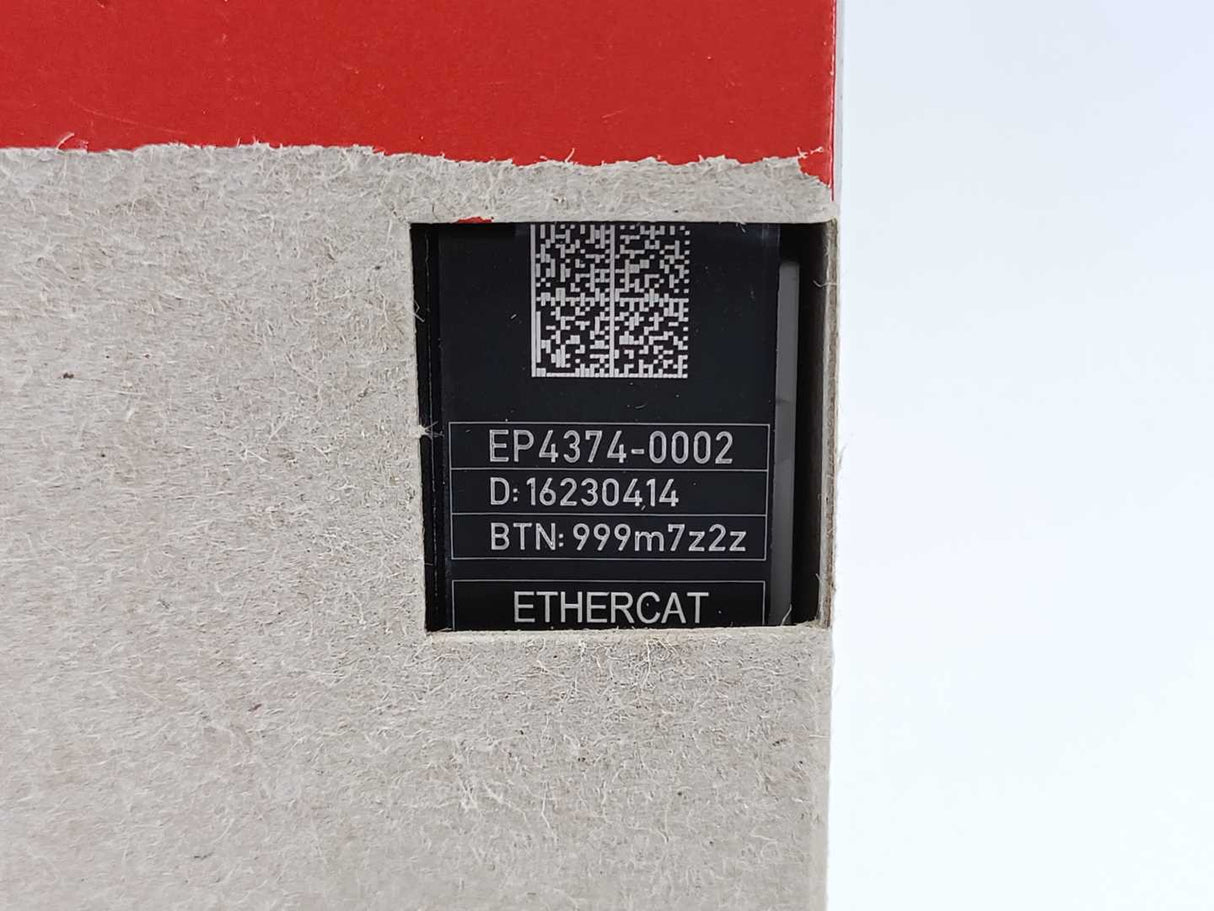 Beckhoff EP4374-0002 EtherCAT Box, analog 2 channel input & 2 channel output