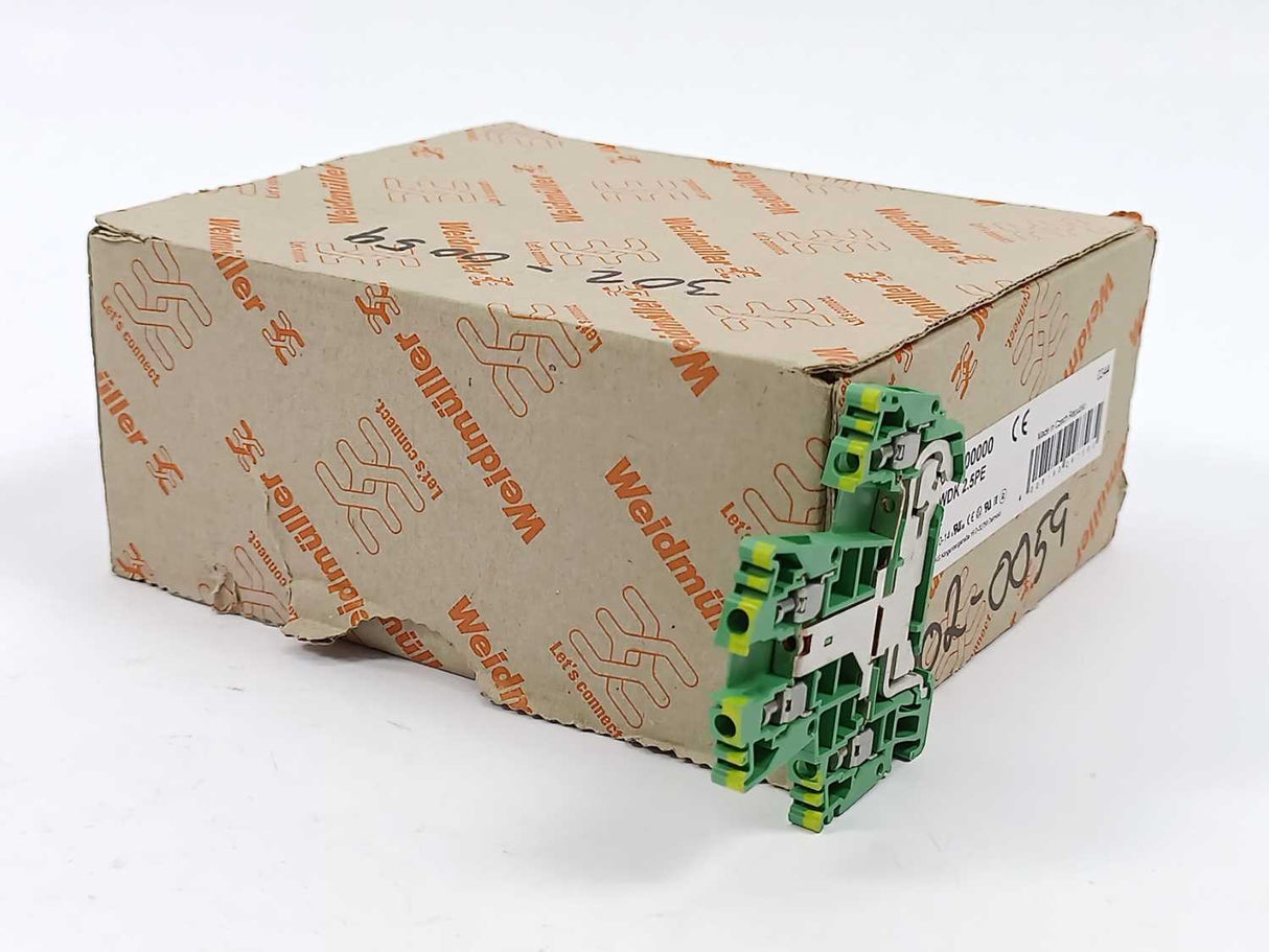 Weidmüller 1036300000 WDK 2.5PE Multi-tier PE Terminal 50pcs