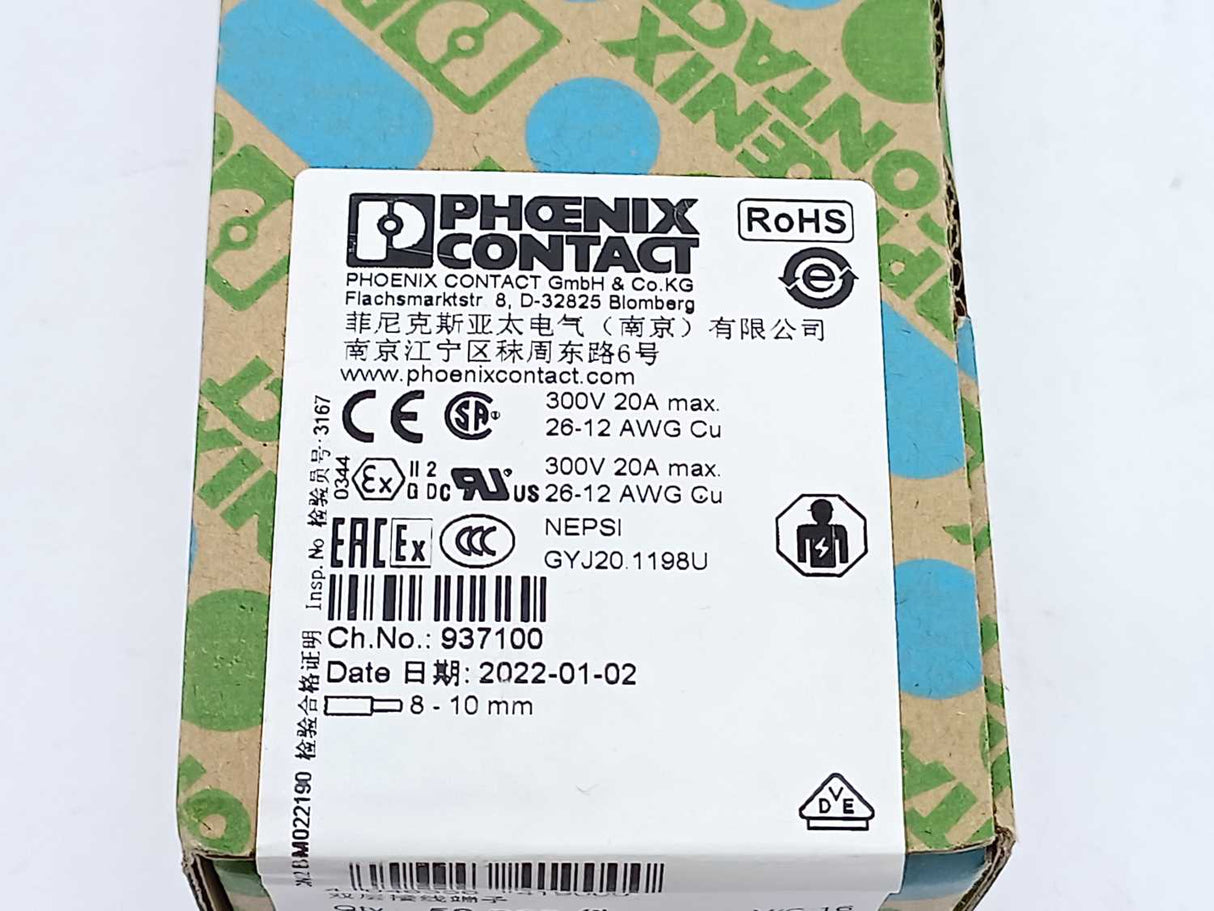 Phoenix Contact 3210583 PTTB 2,5-PV - Double-level terminal block 50pcs