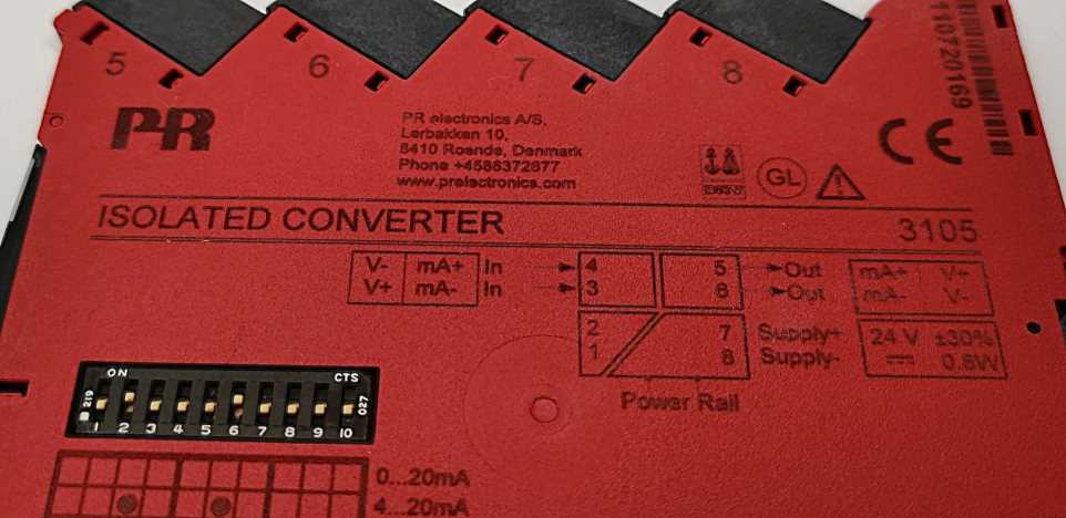 PR Electronics 3105 Isolated converter