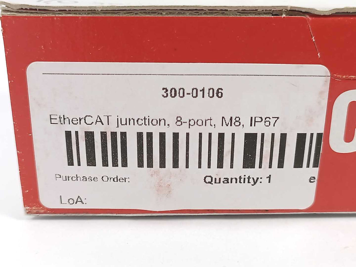 Beckhoff EP9128-0021 EtherCAT Box, 8-port junction, EtherCAT, 100 Mbit/s