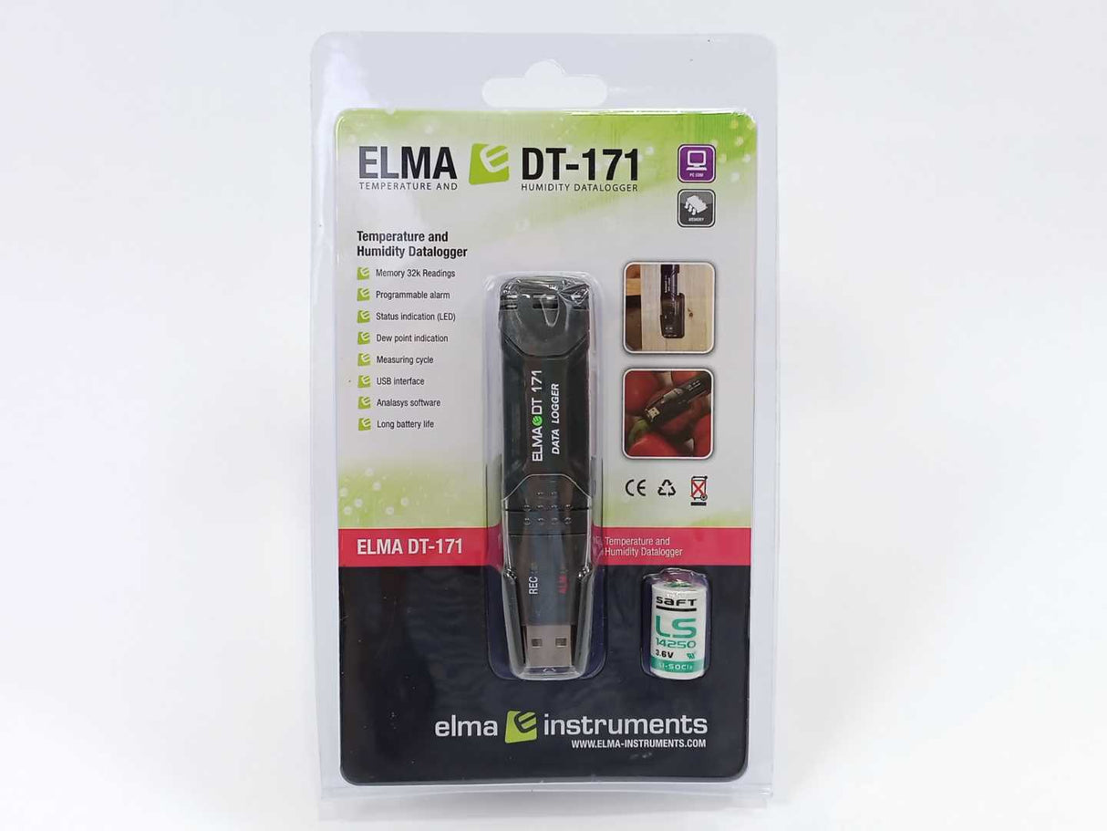 ELMA DT 171 Mini USB temperature and humidity data logger