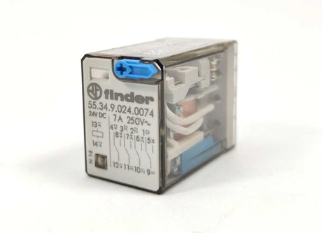 Finder 55.34.9.024.0074 10x 24V DC Relays