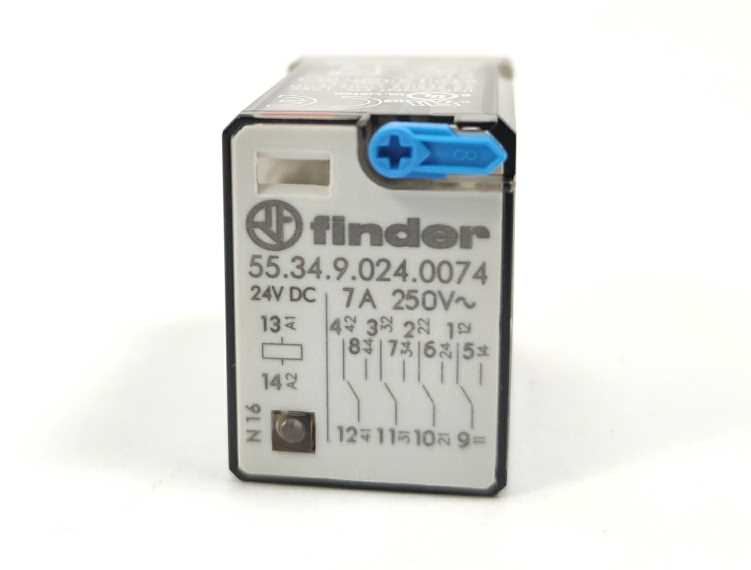 Finder 55.34.9.024.0074 10x 24V DC Relays