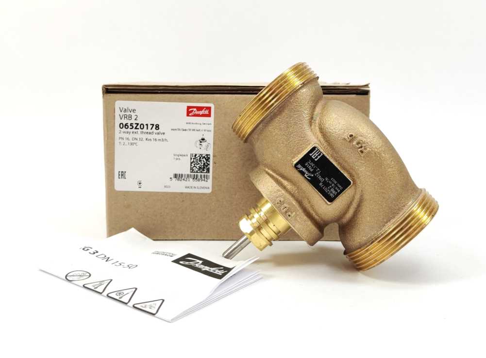 Danfoss 065Z0178 VRB 2 PN16 32/16 2-way seated ext. thr