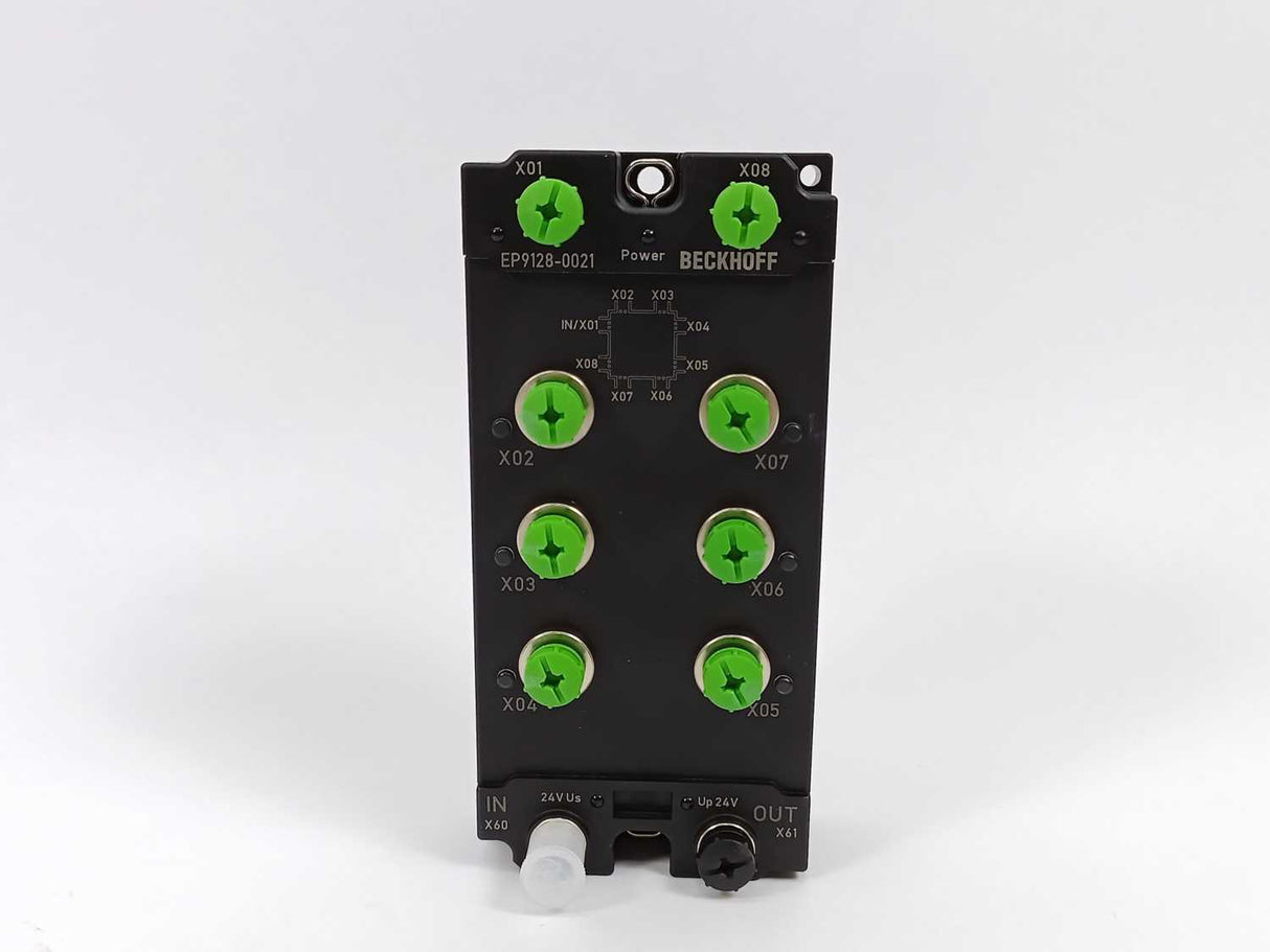 Beckhoff EP9128-0021 EtherCAT Box, 8-port junction, EtherCAT, 100 Mbit/s