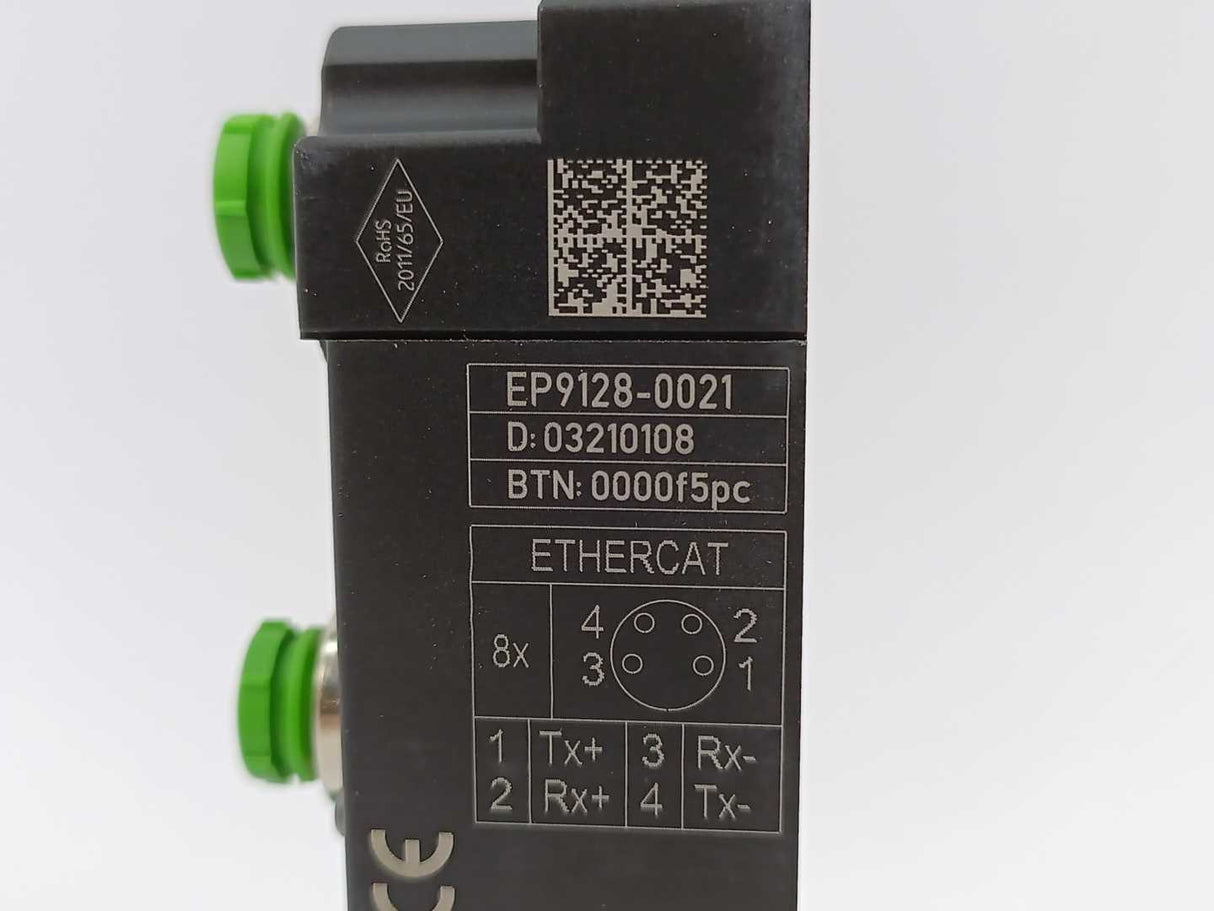 Beckhoff EP9128-0021 EtherCAT Box, 8-port junction, EtherCAT, 100 Mbit/s