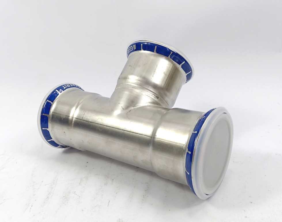 Geberit 31009 Mapress Stainless Steel T-piece rf 76,1 mm mapress