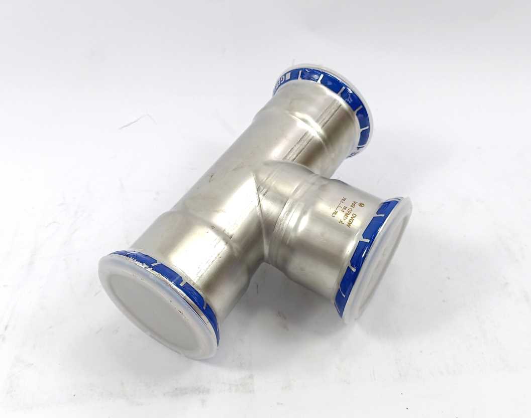 Geberit 31009 Mapress Stainless Steel T-piece rf 76,1 mm mapress