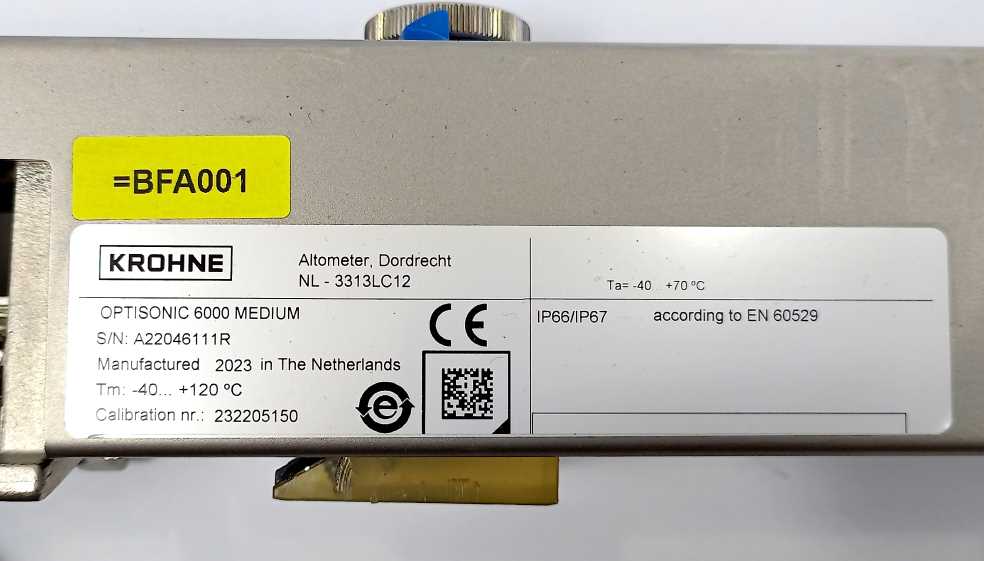 Krohne OPTISONIC 6000 MEDIUM