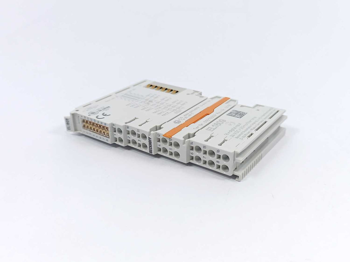 Beckhoff EL1809 EtherCAT Terminal, 16-channel digital input, 24 V DC, 3 ms