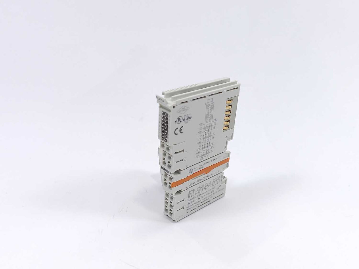Beckhoff EL9184 Potential distribution terminal, 8 x 24 V DC, 8 x 0 V D