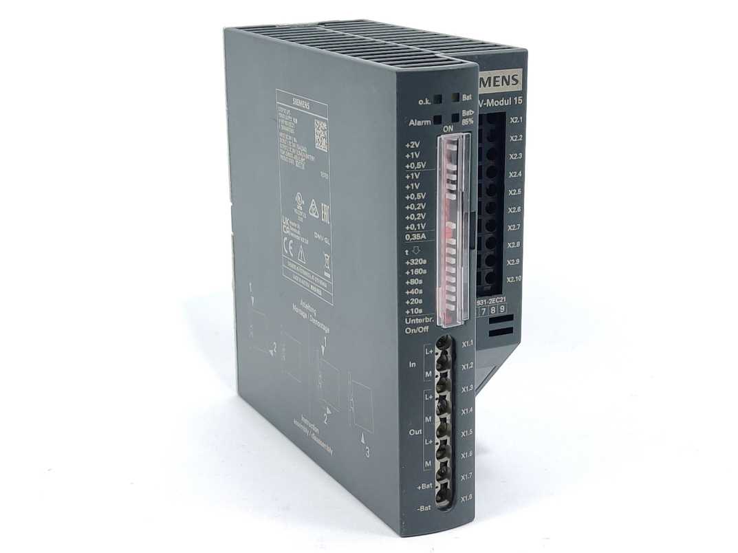 Siemens 6EP1931-2EC21 DC-USV-Modul 15 power supply