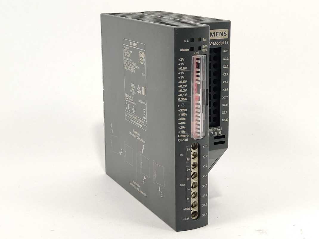 Siemens 6EP1931-2EC21 DC-USV-Modul 15 power supply