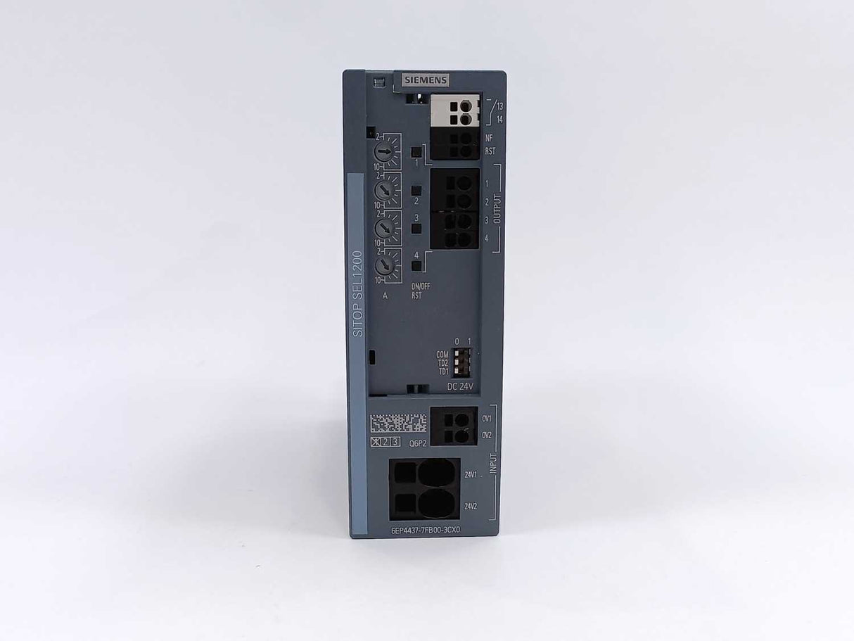 Siemens 6EP4437-7FB00-3CX0 SITOP SEL1200 10 A Selectivity Module