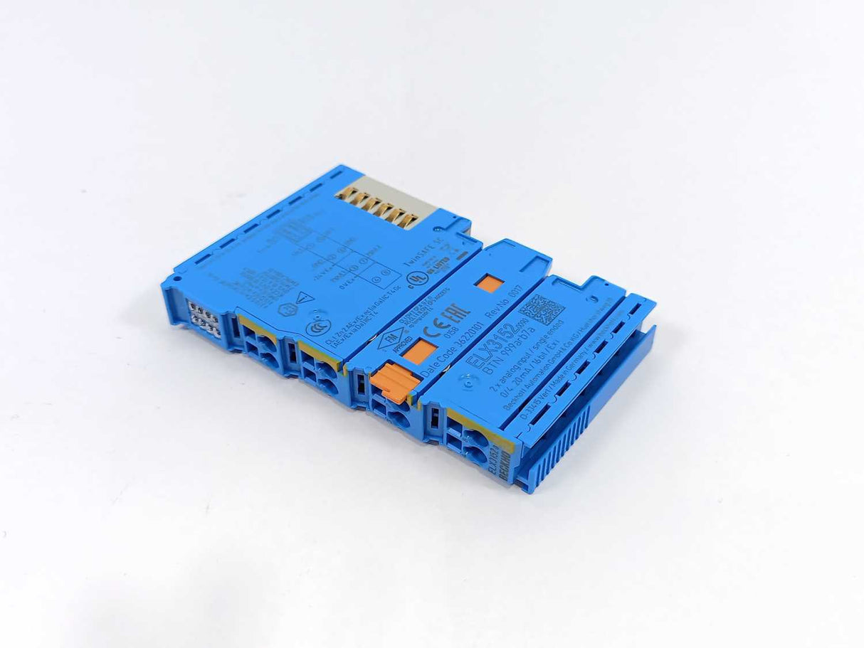 Beckhoff ELX3152-0090 EtherCAT Terminal, 2-channel analog input, TwinSAFE SC