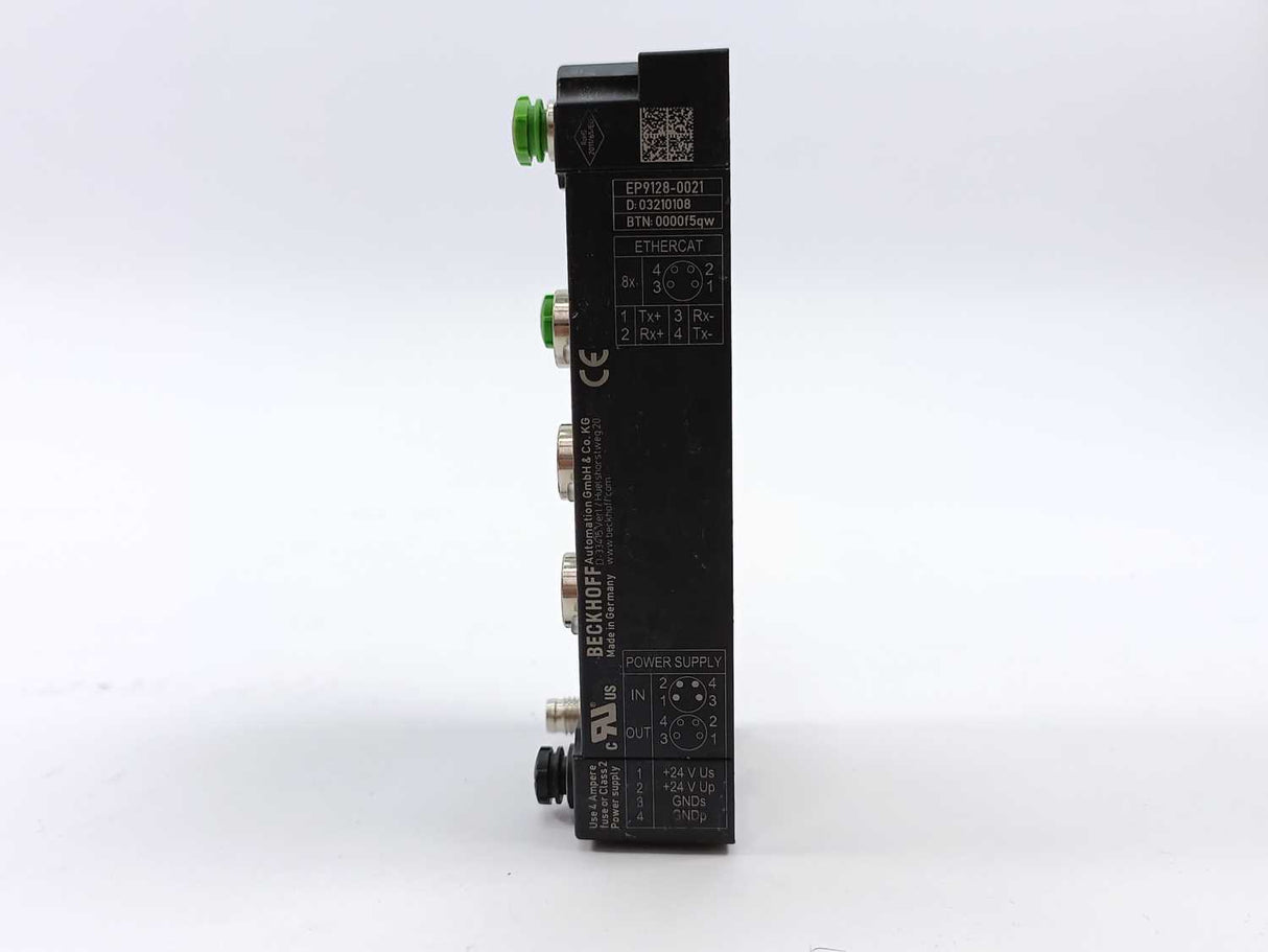 Beckhoff EP9128-0021 EtherCAT Box, 8-port junction, EtherCAT, 100 Mbit/s