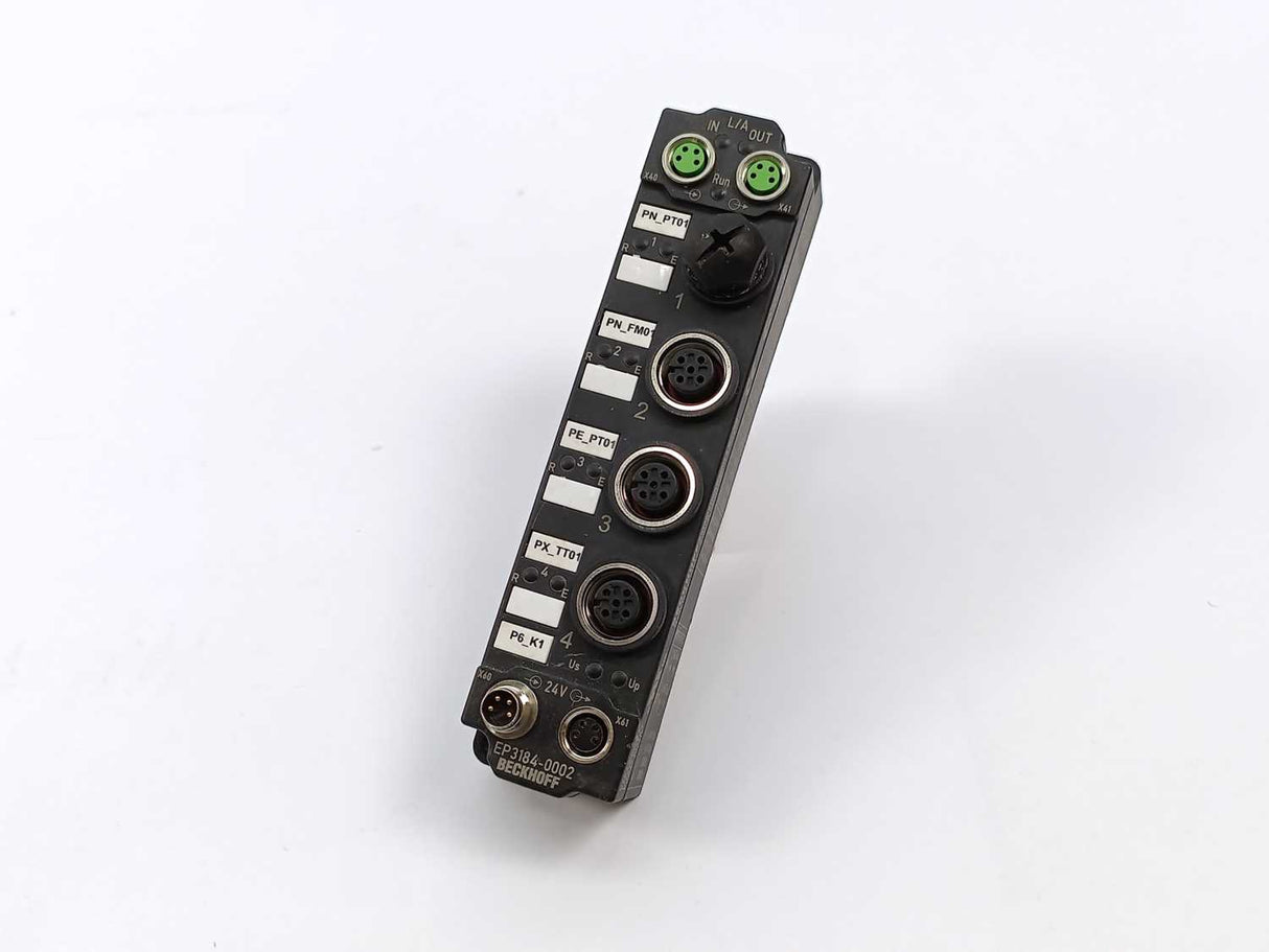Beckhoff EP3184-0002 EtherCAT Box, 4-channel Analog Input