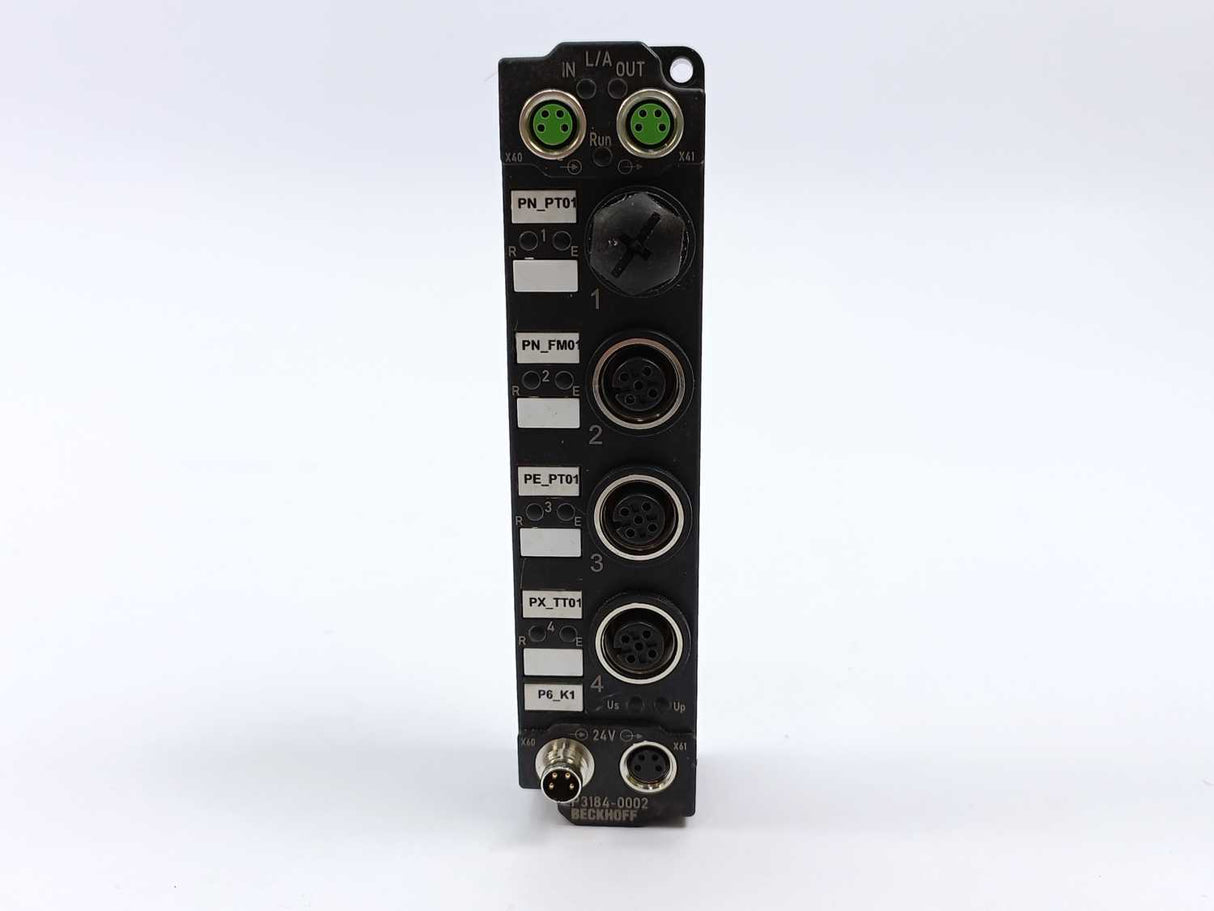 Beckhoff EP3184-0002 EtherCAT Box, 4-channel Analog Input