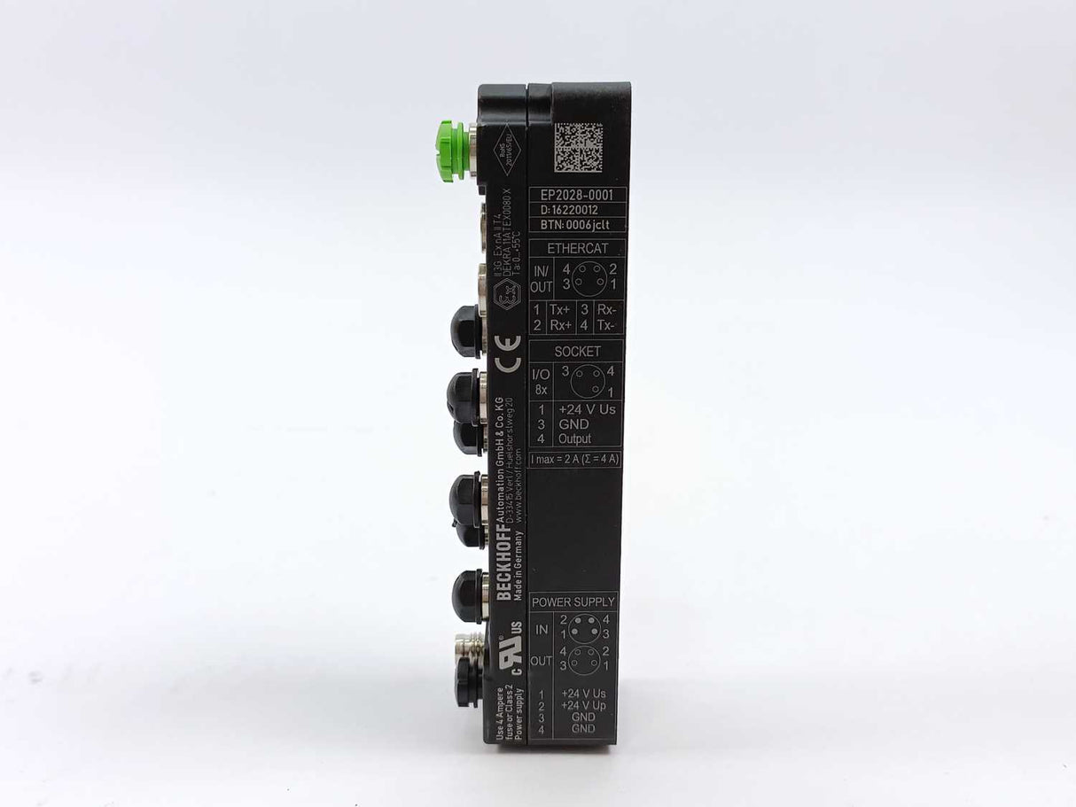 Beckhoff EP2028-0001 EtherCAT Box, 8-channel digital output