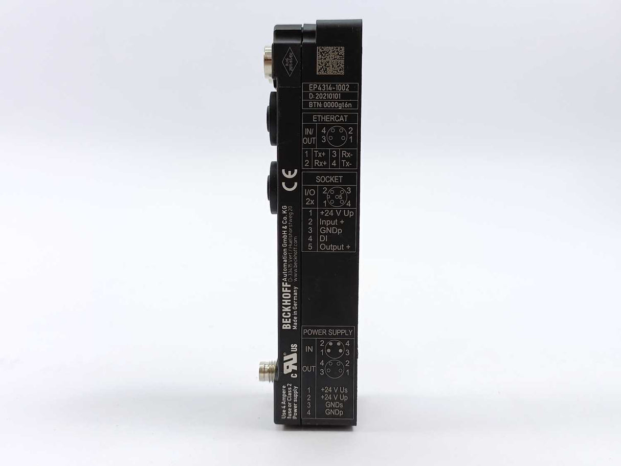 Beckhoff EP4314-1002 EtherCAT Box, 2-channel analog input