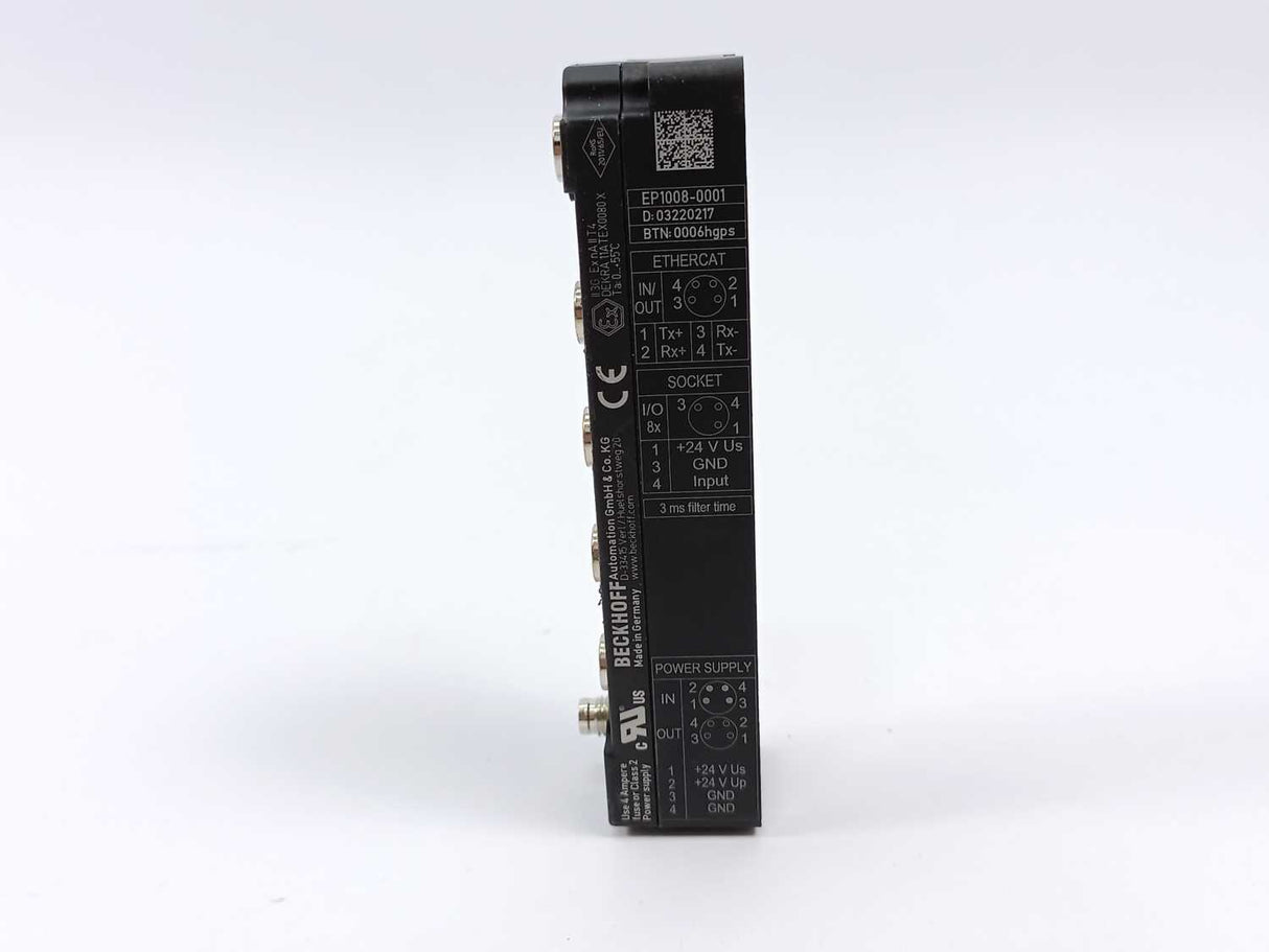 Beckhoff EP1008-0001 EtherCAT Box, 8-channel digital input