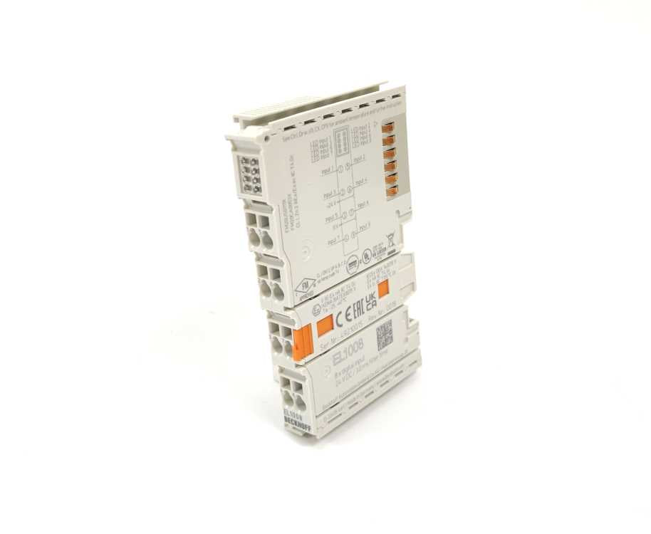 Beckhoff EL1008 EtherCAT Terminal, 8-channel digital input, 24 V DC, 3 ms