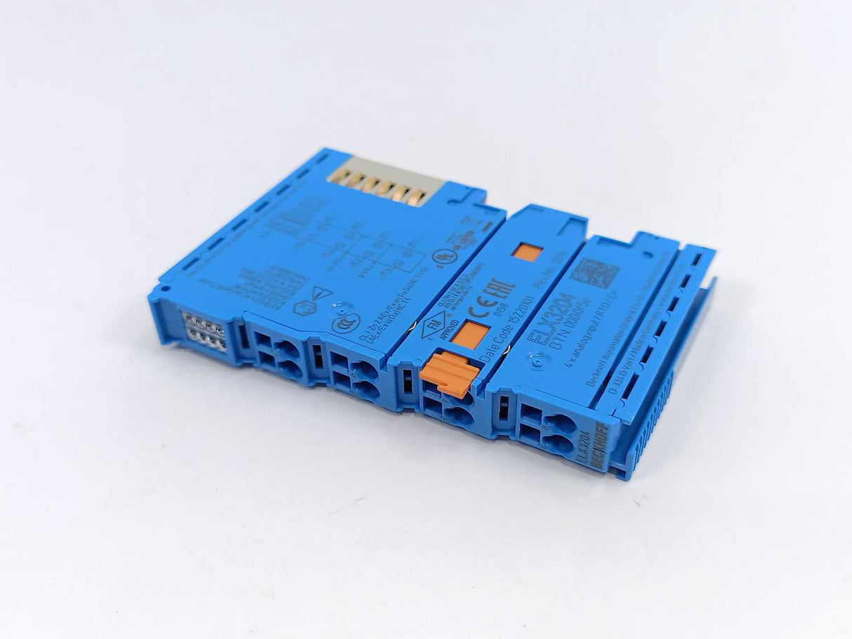 Beckhoff ELX3204 Rev. 16 EtherCAT Terminal, 4-channel analog input